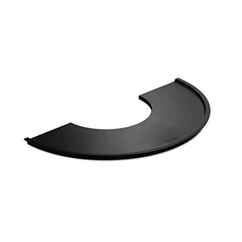 höfats - BOWL 57 Plancha - emaillierte Grillplatte aus Gusseisen - Für Grillgut jeder Größe geeignet - Halbring, Feuerplatte, Grillring, Feuerring als Zubehör für alle BOWL Feuerschalen