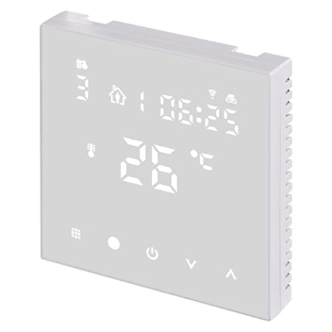 EMOS GoSmart - Smart Home Raumthermostat mit App - WiFi - IP Thermostat für Fußbodenheizung - mit Touch-Bedienung - energiesparend - Tuya, Smart Life, Google Assistant und Alexa kompatibel - weiß