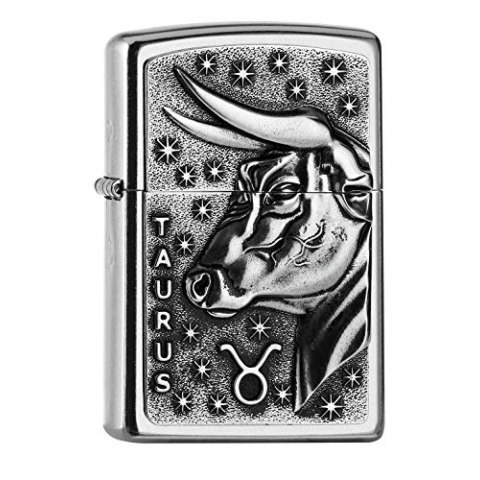 Zippo PL 207 TAURUS Tierkr. V19 Feuerzeug, Messing, Design, 5,83,81,2, 72