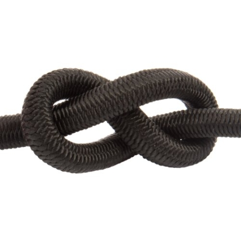Gummiseil | 10mm | 25m | Schwarz | Expanderseil Expander Gummischnur Gummikordel Spannseil Planen Seil Spanngummi