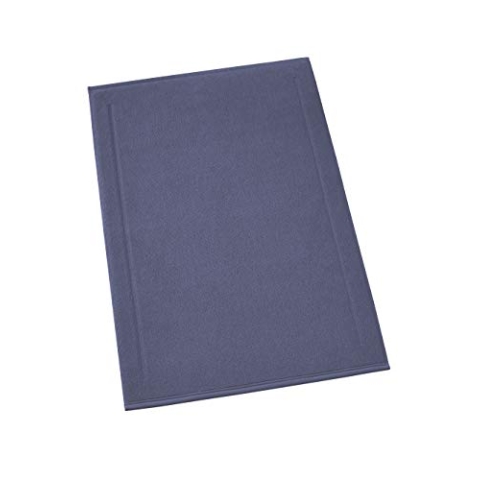De Witte Lietaer Contessa Luxe Badteppich, Baumwolle, Saphirblau, 70 x 120 cm