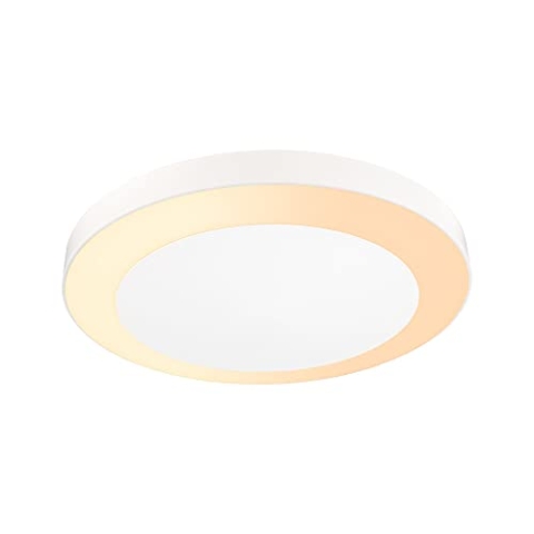 Paulmann 94527 LED Außenleuchte Smart Home Zigbee Deckenleuchte Circula IP44 Dämmerungs-/Bewegungssenso Tunable Warm 14W Outdoor 2200-3000K