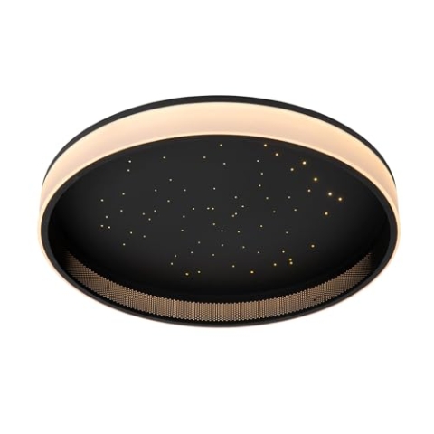 LUCIDE ESTREJA - Deckenleuchte - Ø 40 cm - LED 3 StepDim - CCT - 2500K/3000K - Schwarz