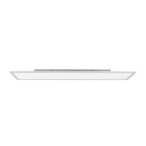 PRIOS LED Panel Gelora dimmbar mit Leselampe (Modern) in Alu (1 flammig,) - Bürolampe Deckenlampe Deckenleuchte Lampe Küchenleuchte
