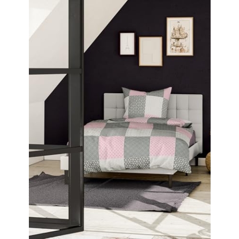 Bierbaum, Designed in Germany, Bettwäsche, Rosa, 135 x 200 cm