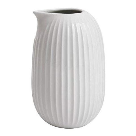 Kähler Kanne 50 cl Hammershøi legendäres Design für Tee und Kaffee, Weiss