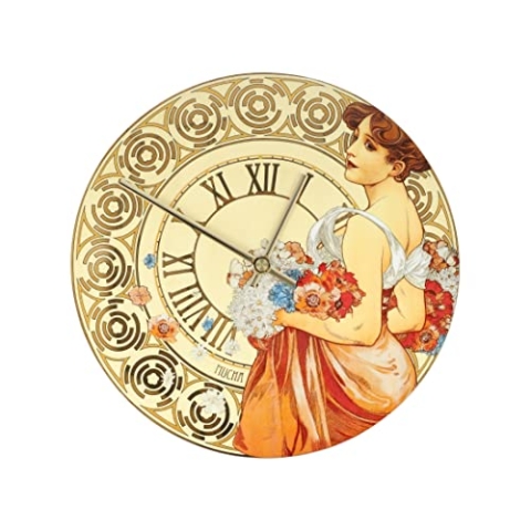 Goebel Alphonse Mucha Alphonse Mucha - Sommer 1900 - Wanduhr