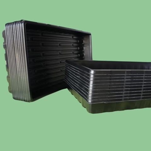 1020 Microgreen Deep Tray mit oder ohne Löcher - Perfekt für Sonnenblumen, Erbsen, Weizengras Microgreens Growing Tray - 10 PK