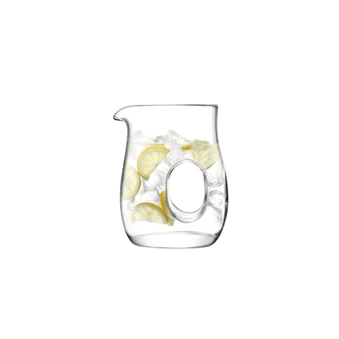 LSA International VO03 Void Krug, 800 ml, transparent, 1 Stück, mundgeblasenes und handgefertigtes Glas