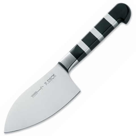 F. DICK Kräutermesser, 1905 (Messer mit Klinge 12 cm, X50CrMoV15 Stahl, nichtrostend, 56° HRC) 81949122, Schwarz, 24.8 x 5.75 x 1.8 cm
