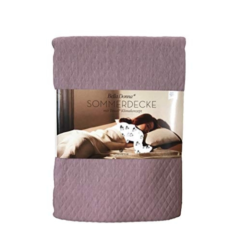 Formesse Sommerdecke Baumwollmischung Rosenholz Größe 150x220 cm