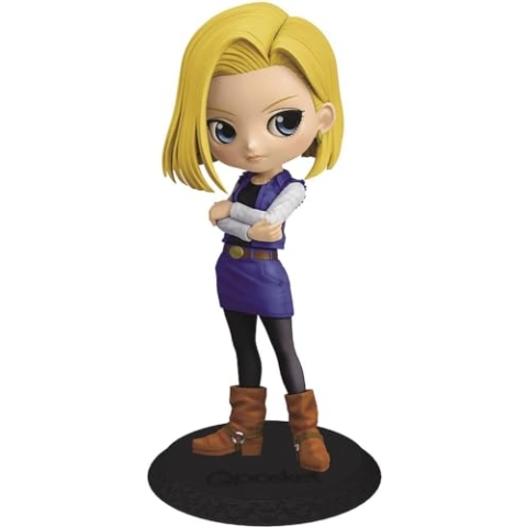 Dragon Ball Z Q Posket Minifigur Android 18 Ver. A 14 cm