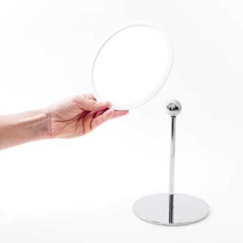 bosign AirMirror Stand-Kosmetikspiegel 10-Fach - abnehmbar ø 16,5 cm