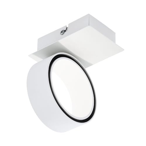 EGLO LED Deckenlampe Albariza, Spot Deckenleuchte aus Metall in weiß, Wohnzimmerlampe mit Deckenspot, Deckenstrahler für Wohnzimmer, Küche und Flur, warmweiß