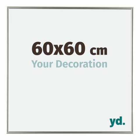 Your Decoration - Bilderrahmen 60x60 cm - Champagner - Bilderrahmen aus Kunststoff mit Acrylglas - Antireflex - 60x60 Rahmen - Evry
