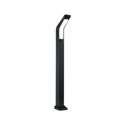 Paulmann 94858 LED Pollerleuchte Merano Bewegungsmelder mit Hochfrequenz-Sensor IP44 910mm 3000K 14W 850lm 230V Anthrazit Außenleuchte