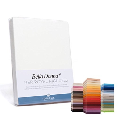 Spannbetttuch Formesse Bella Donna Jersey, Grösse:90x190 - 100x220 cm;Farbe:safran 0537