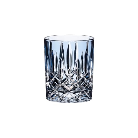 RIEDEL Laudon Tumbler, hellblaues Kristallglas, Einzelpackung, maschinell gefertigt