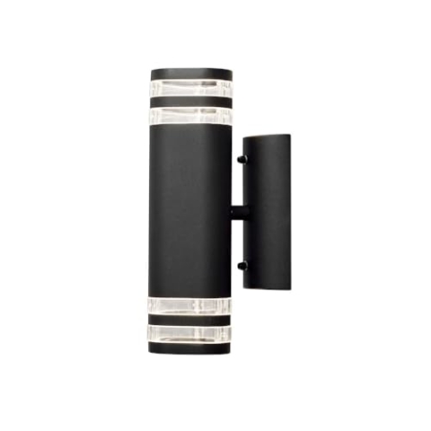 Konstsmide Wandleuchte Modena | schwarz | modern | outdoor | GU10-Fassung | 7516-750