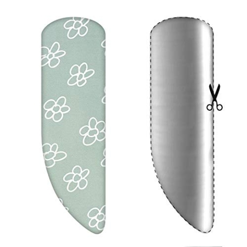 Set | Bügeltischbezug Asymmetrisch mit Unterlage (Farbe Grün) (A-XXL, Dampf Molton)