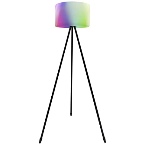 tint Smarte Outdoor LED-Stehlampe KHAYA inkl. Fernbedienung – Steuerbar per Alexa oder Fernbedienung – Mit weißem (1800-6500 K) und farbigem Licht RGB – Spritzwassergeschützt (IP44)