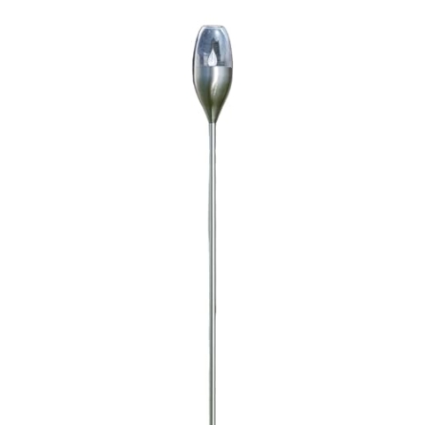 Lindby LED Solarleuchten Jari (spritzwassergeschützt (Modern) in Alu aus Edelstahl (1 flammig,) - Solarlampe Solarleuchte Garten