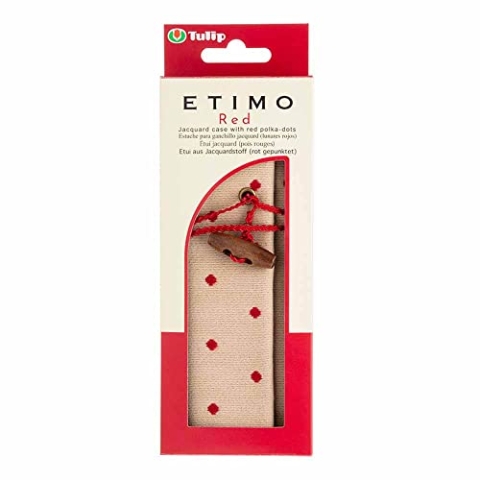 Tulip TED-002E Crochet Hook, Holz, Red, Ecru, Einheitsgröße
