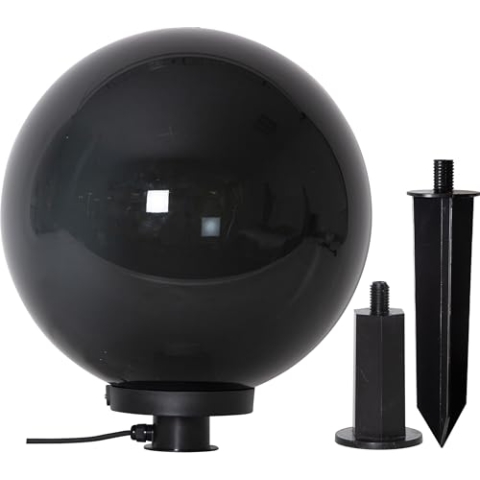 Star LED-Deko-Kugel 'Orby', Ø 40 cm, schwarz, outd.