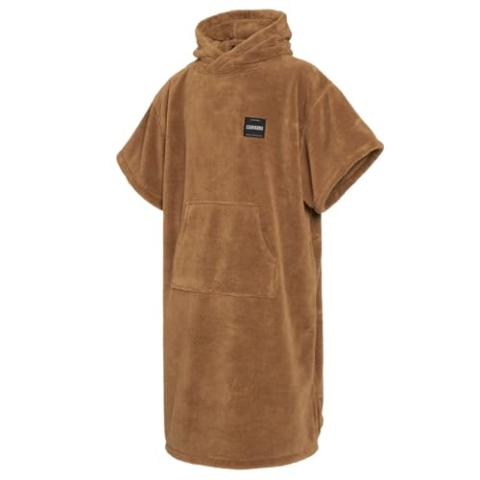 MYSTIC Poncho Teddy - Slate Brown