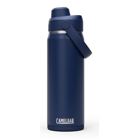 CAMELBAK Thrive Chug Wasserflasche aus isoliertem Edelstahl | 600 ML | leicht zu tragen, auslaufsicher | Marineblau
