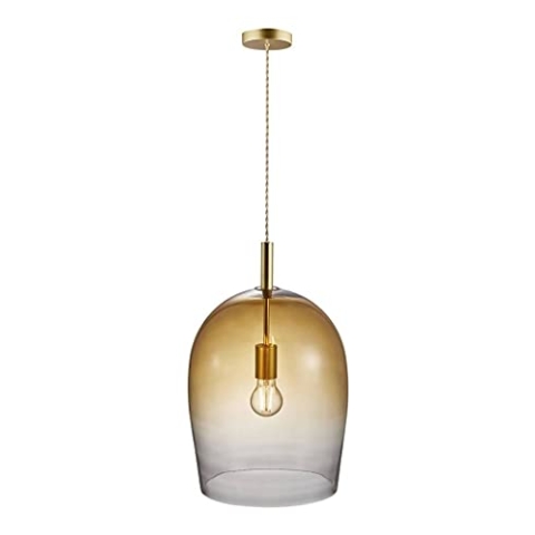 Nordlux UMA Pendelleuchte Bernstein E27 dimmbar 29x29x46,5cm