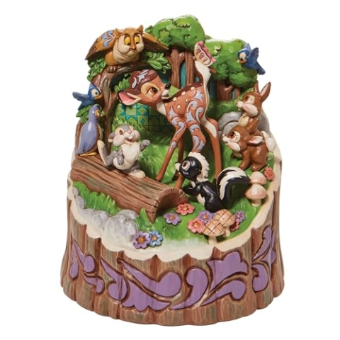 Disney Traditions Bambi Carved By Heart Figurine