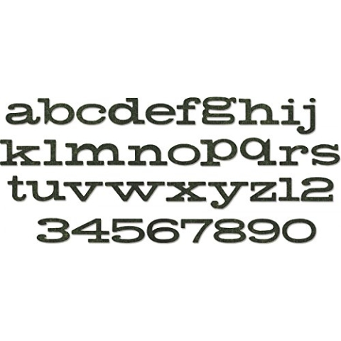 Sizzix Bigz XL Alphabet Stanzschablone-Bilderbuch von Tim Holtz, Stahl/Holz/Plastik, Mehrfarbig, 37.6 x 15.3 x 2 cm