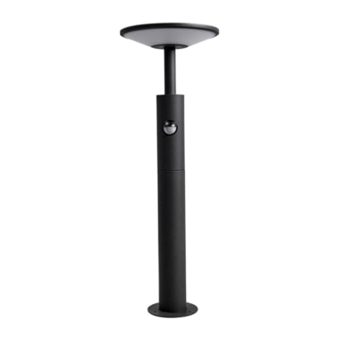 Lucande LED Wegeleuchte/Pollerleuchte mit Bewegungsmelder, Wegelampe strahlwassergeschützt IP65 Aussenleuchte 60 cm 13W