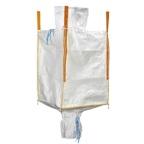 10 Stück Big Bag 1m³ | Big Bag für feines Material | staubdichter PP-Big Bag mit Ein- und Auslauf-Stutzen