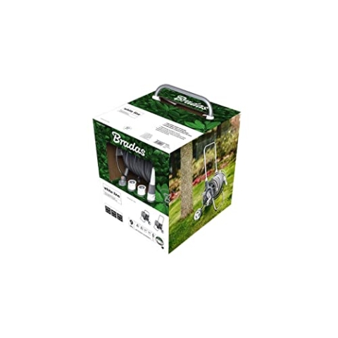 Bradas White Silver Plus Schlauchwagen Set 50m Wasserschlauch Gartenschlauchwagen 2419