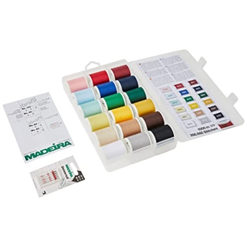 Madeira 91268063 SmartBox Aerofil 120 18 Spulen-Set, 100 m