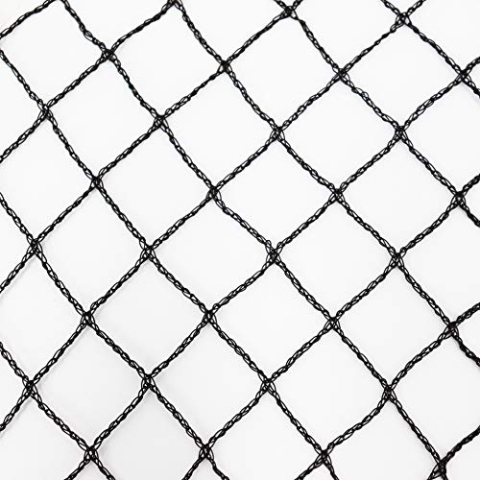 Aquagart® Teichnetz 5m x 16m Vogelschutz 20mm x 20mm Maschenweite I Pool Laubnetz schwarz I Obstbaumnetz feinmaschig I Beet Netz stabil I Silonetz I Fischteichnetz Reiherschutz