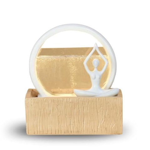 Zen Light SCFR19-C13 Moderne Innenbrunnen, hellweißes LED -Stirnband, 23cm x 22cm x 14cm