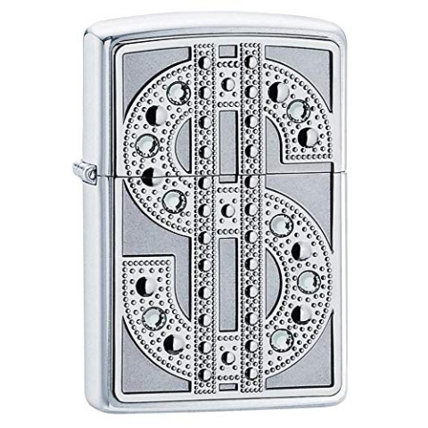 Zippo Feuerzeug, Silber, Einheitsgröße, 20904