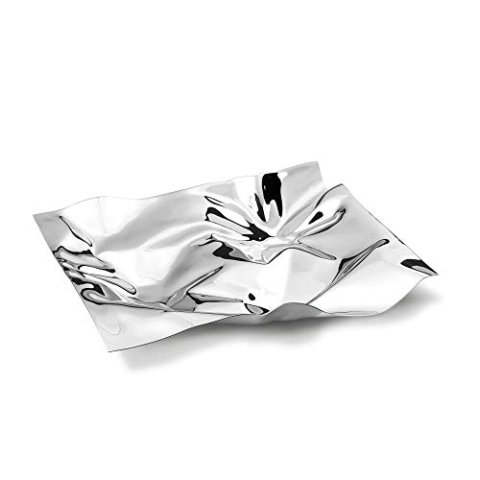 Georg Jensen GJ 083479 Panton Dish mittel, Edelstahl, stainless steel, 39 x 31,5 x 7,3 cm