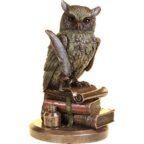 Nemesis Now Ulula-Figur, 23 cm, Bronze