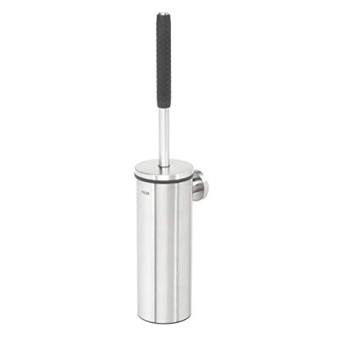 Tiger Boston Toilettenbürste mit extra langem Stiel, Edelstahl gebürstet