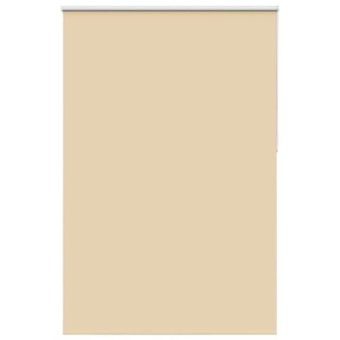 vidaXL Verdunkelungsrollo Beige 145x230 cm Stoffbreite 141,6 cm, Rollo, Klemmfix, Thermorollo, Verdunklungsrollo, Klemmrollo, Fensterrollo