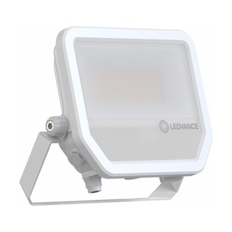 Ledvance LED-Strahler aus Aluminium, Weiß, 41 W, 6000 lm, 100D – 840 Kaltweiß | IP66 – symmetrisch
