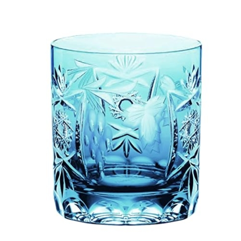 Nachtmann Whisky Glas, 250 ml, hellblau, Traube, 35891, Whisky Tumbler aus Bleikristall, spülmaschinenfest, Made in Germany