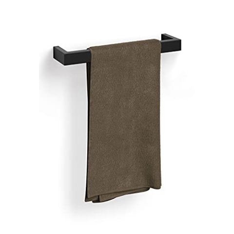 LINEA towel rail, Black wall mount