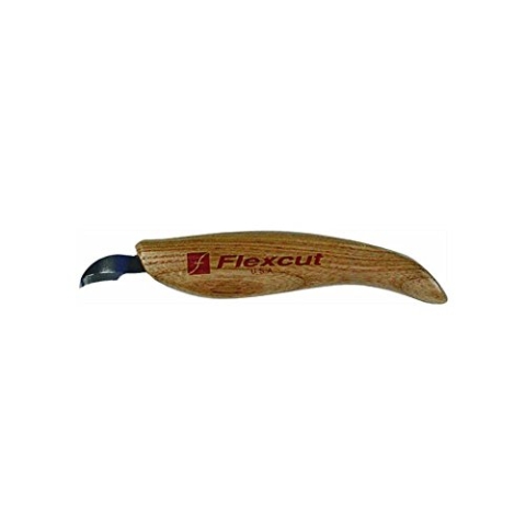 Flexcut, Schnitzmesser, Right-Handed Hook Knife, Klinge: 2,9 cm, Messer für bastler, Edelstahl, Mehrfarbig, normal