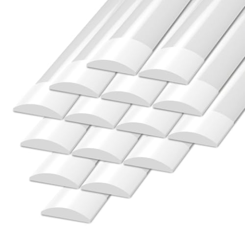 Ledvion - 15er-pack LED Batten T8 Tube 120cm (30W, 6500K, 4800L), Leuchtstreifen, LED-Leuchtstoffröhre Flicker-Free, Deckenleuchten Garage Beleuchtung