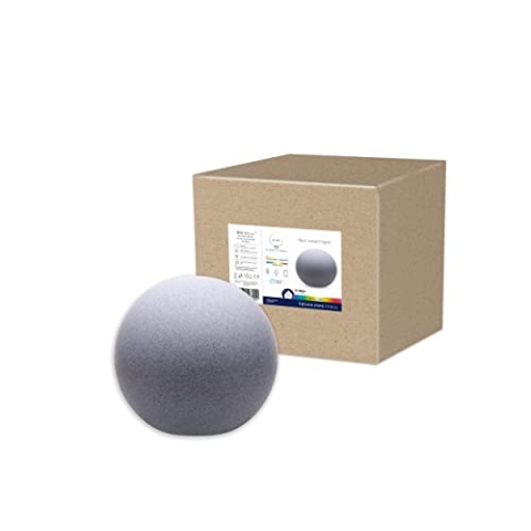 tint Smarte Outdoor LED Leuchtkugel Calluna Ø 30cm, Gartenkugel, Kugelleuchte, Farbwechsel RGB, E27 Fassung, ip44 für Außen, Zigbee, funktioniert mit Alexa, Optik: stone…